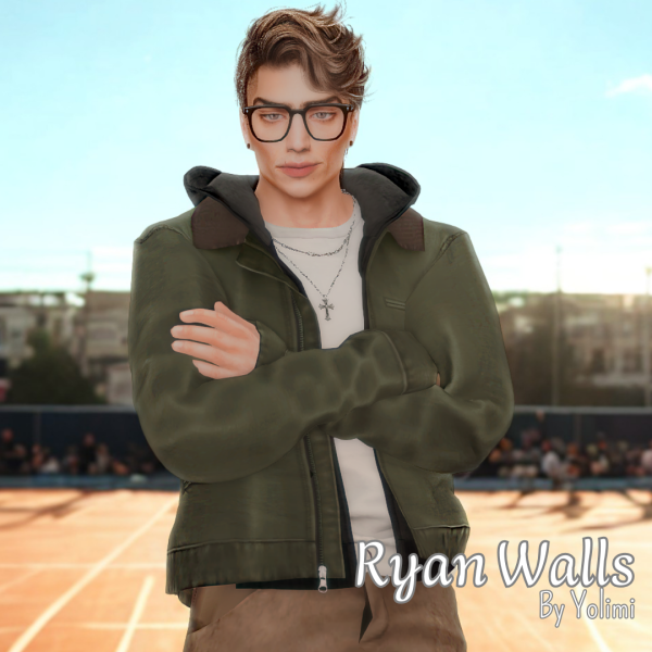 Alpha Ryan Walls - The Sims 4 custom content