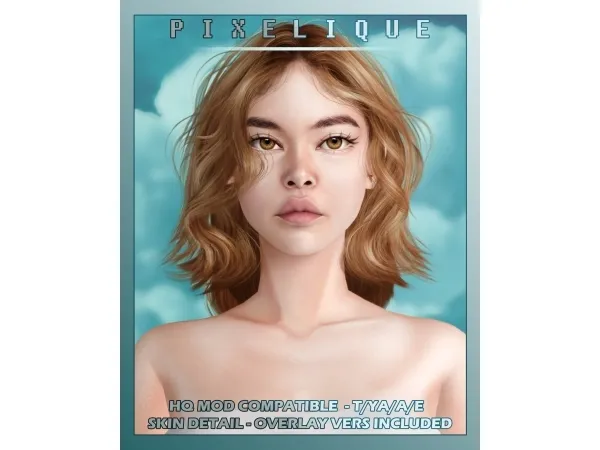 Alpha Luna Skin Eye Contacts by PIXELIQUE - The Sims 4 Custom Content