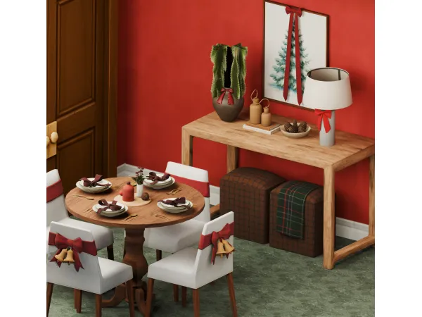 Mix Christmas 2025 Set by SnootySims - The Sims 4 Custom Content