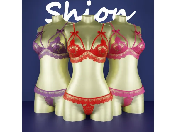 Alpha Shion Katerina Linggerie - The Sims 4 Custom Content