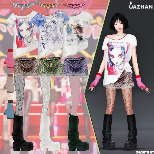 Alpha [SPAGHETTI] by simsfinds - The Sims 4 Custom Content