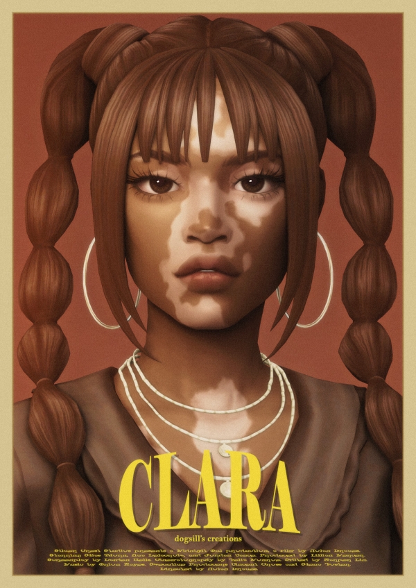 Maxis Match clara braids by simsfinds - The Sims 4 custom content