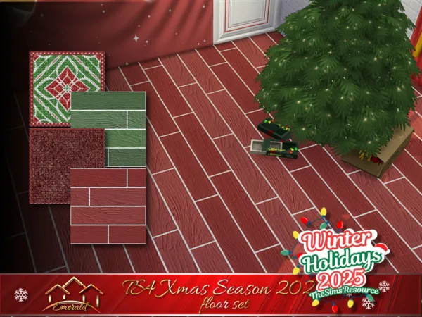 TS4Xmas Season 2025 floor set by Emerald