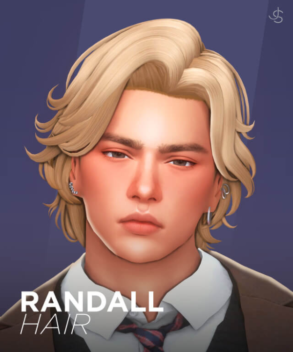 Maxis Match Randall Hair by simsfinds - The Sims 4 Custom Content