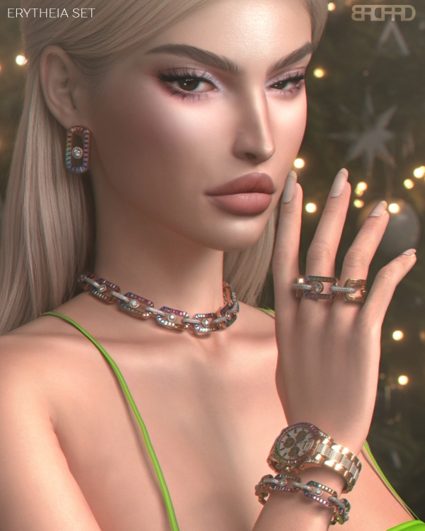 Alpha ERYTHEIA SET by simsfinds - The Sims 4 Custom Content