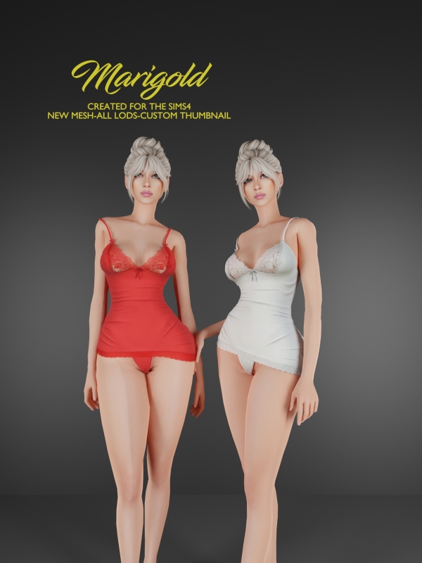 Alpha MARIGOLD LUNA by marigoldsims - The Sims 4 Custom Content