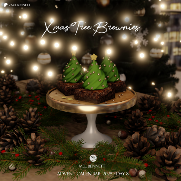 Mix Advent Calendar 2025 Day 8 Xmas Tree Brownies by melbennett - The Sims 4 Custom Content