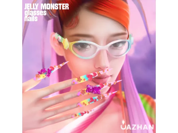 Alpha [JELLY MONSTER] by cazhancc - The Sims 4 custom content