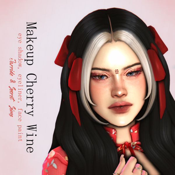 Mix Cherry Wine Cherilyn Rozario by simsfinds - The Sims 4 Custom Content