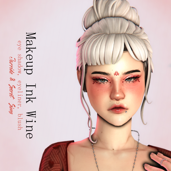 Mix Ink Wine Kaylin Rozario by simsfinds - The Sims 4 Custom Content