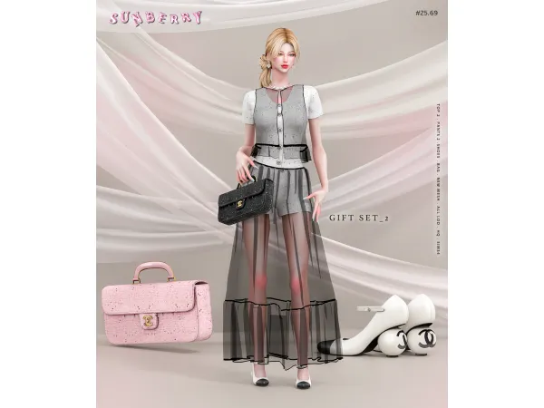 Alpha [SUNBERRY]2569_GIFT SET 2 - The Sims 4 Custom Content