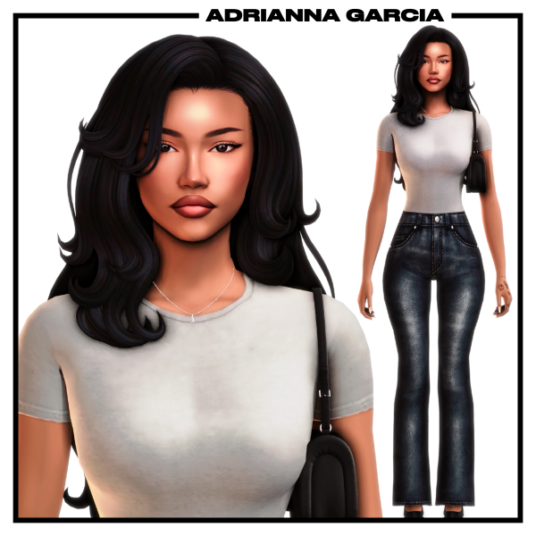 Mix Adrianna García by simsfinds - The Sims 4 Custom Content