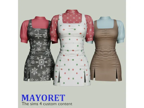 Alpha Mayoret Natalia Suit - The Sims 4 Custom Content