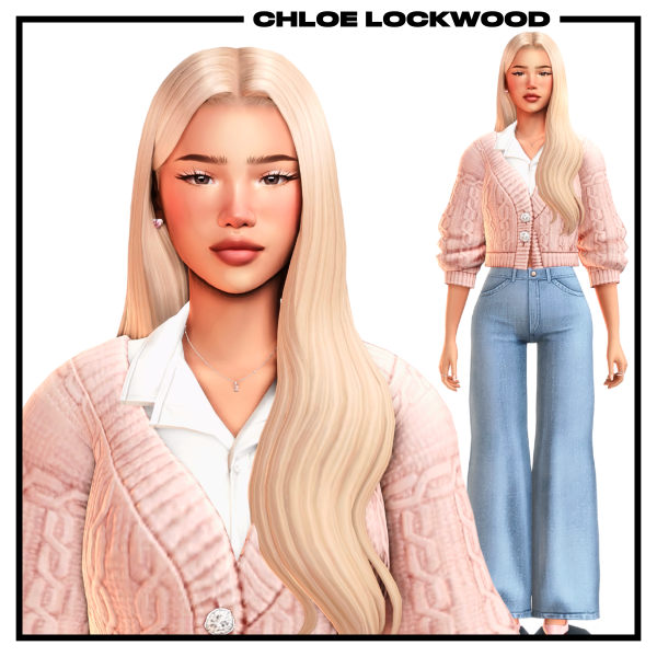 Maxis Match Chloe Lockwood by simsfinds - The Sims 4 Custom Content