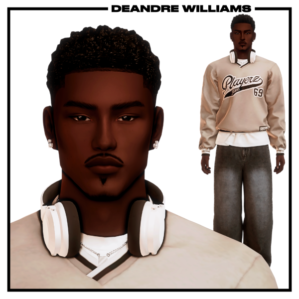 Mix DeAndre Williams by simsfinds - The Sims 4 Custom Content