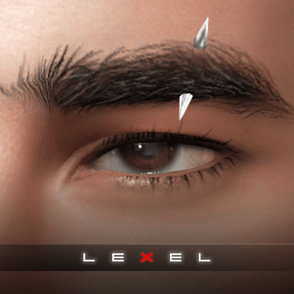 Alpha Scratch (left eyebrow piercing) by simsfinds - The Sims 4 Custom Content