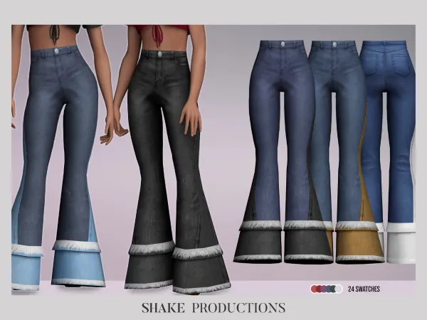Maxis Match Lina Jeans - The Sims 4 Custom Content