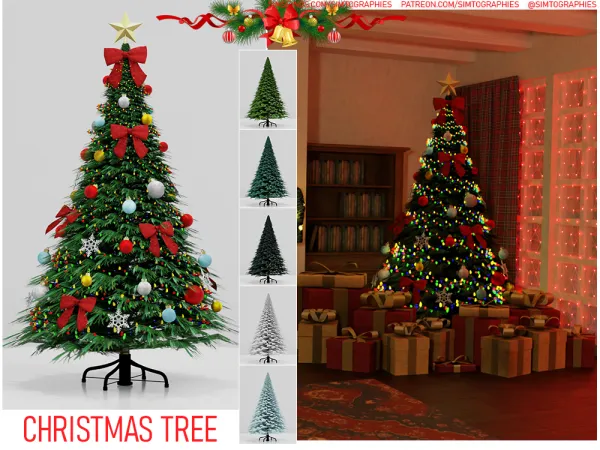 Christmas Tree - The Sims 4 Custom Content