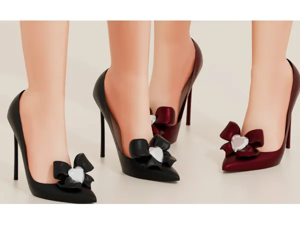 MablyStore | HEARTDIAMOND HIHGHEELS