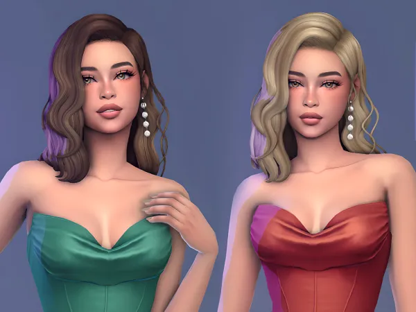 Maxis Match Khloe Hairstyle - The Sims 4 Custom Content