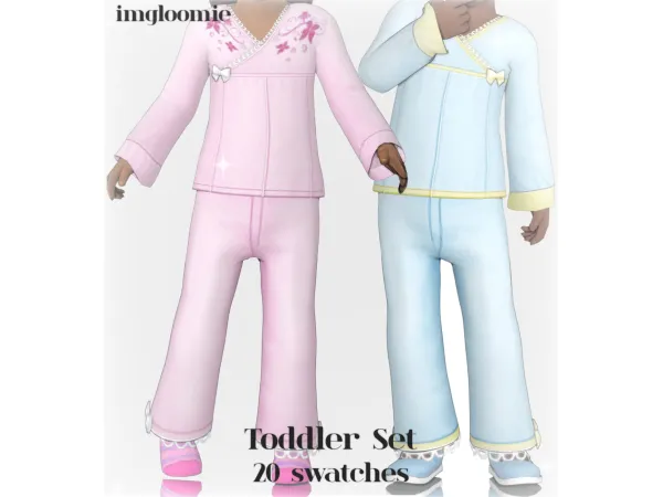 Maxis Match TODDLER SET by imgloomie - The Sims 4 Custom Content