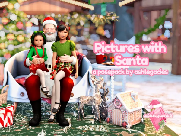 Mix Pictures with Santa - The Sims 4 Custom Content