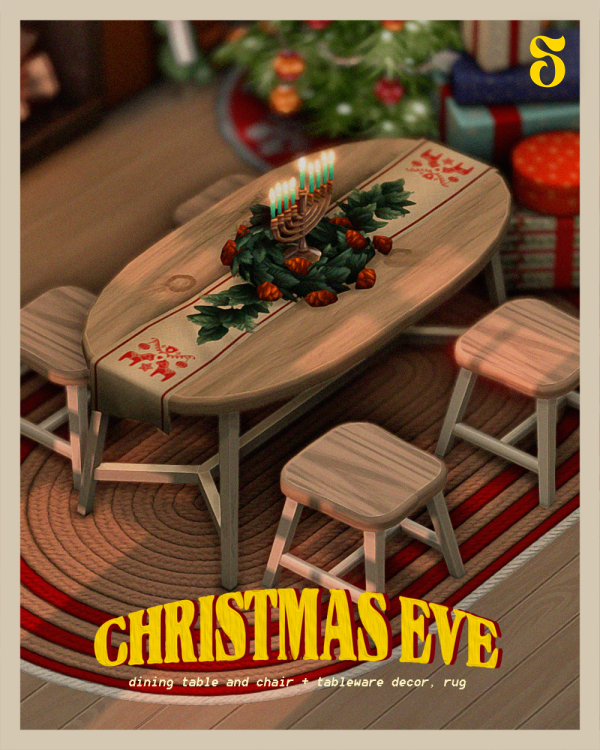 Maxis Match Christmas Eve by simsfinds - The Sims 4 Custom Content