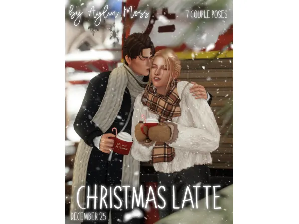 PACK OF POSES: CHRISTMAS LATTE by aylinmoss