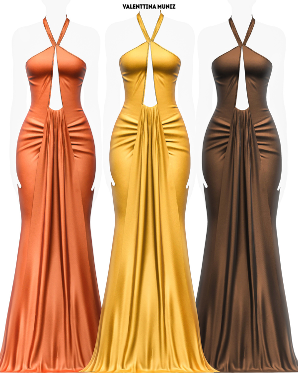 Alpha Tropicália Dress Custom Content Valenttina Muniz by valentinamuniz - The Sims 4 Custom Content