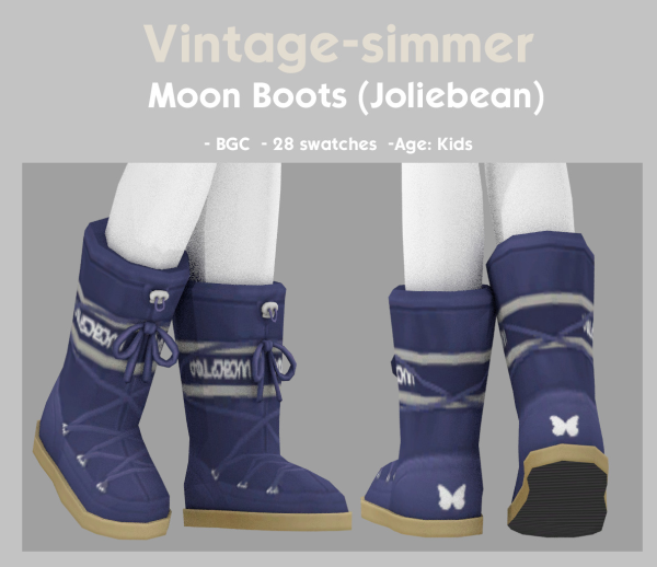 Maxis Match Moon Boots simmer by simsfinds - The Sims 4 Custom Content