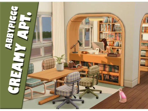 Maxis Match Creamy APT Part12 120CC by simsfinds - The Sims 4 Custom Content