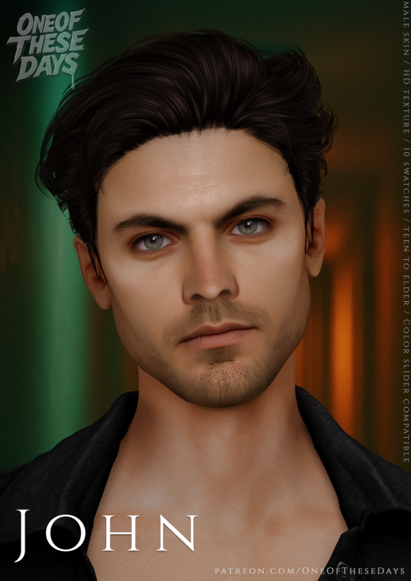 Alpha John SKIN tray files by oneofthesedays - The Sims 4 Custom Content