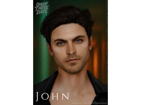 Alpha John SKIN tray files - The Sims 4 Custom Content