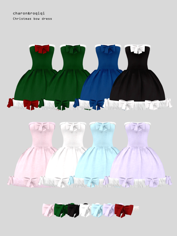 Mix [charonroqiqi]2025 Christmas collaboration by roqiqi - The Sims 4 Custom Content
