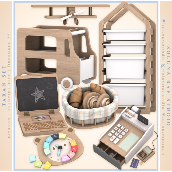 Alpha SolunaRae Taran Set by solunarae - The Sims 4 Custom Content