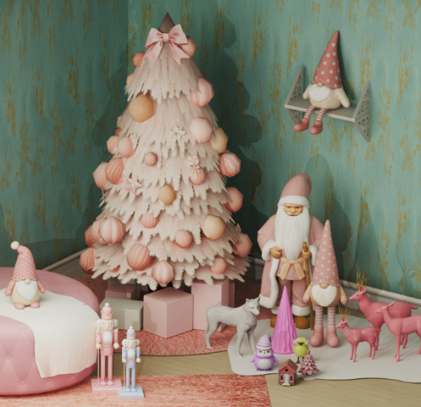 Mix Dreamy Winter Files by simsfinds - The Sims 4 Custom Content