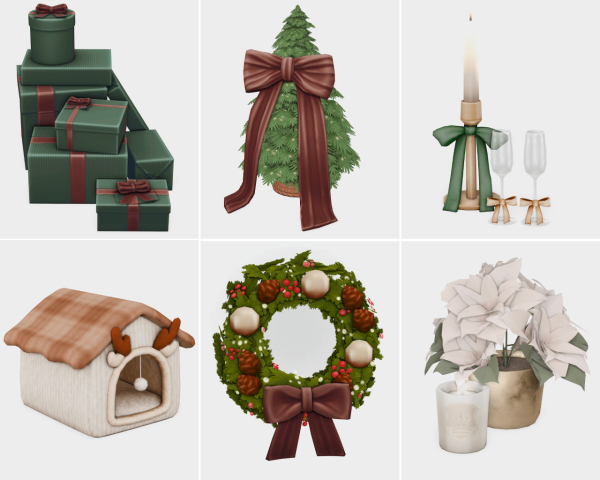 Maxis Match classy christmas decor sims 4 finds by simsfinds - The Sims 4 Custom Content