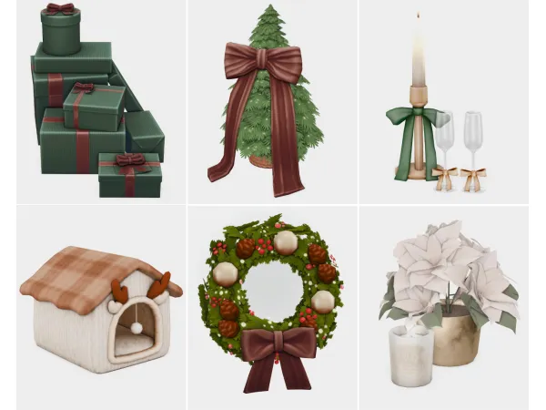 Maxis Match classy christmas decor sims 4 finds by boujeesimss - The Sims 4 Custom Content