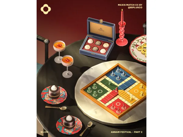 Maxis Match BICO Annam Festival Part 2 by BIplusCO - The Sims 4 Custom Content