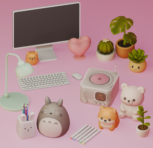 Maxis Match Cutesy Desk by simsfinds - The Sims 4 Custom Content