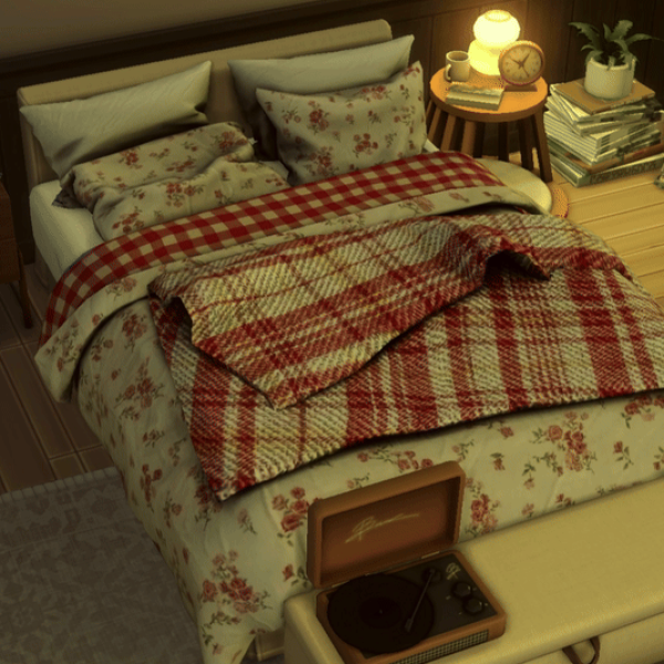 Maxis Match BEDROOM SERIES 11 RECOLOR by simsfinds - The Sims 4 Custom Content