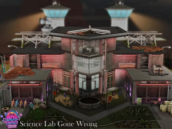 Maxis Match Science Lab Gone Wrong l noCC by simzmora - The Sims 4 Custom Content