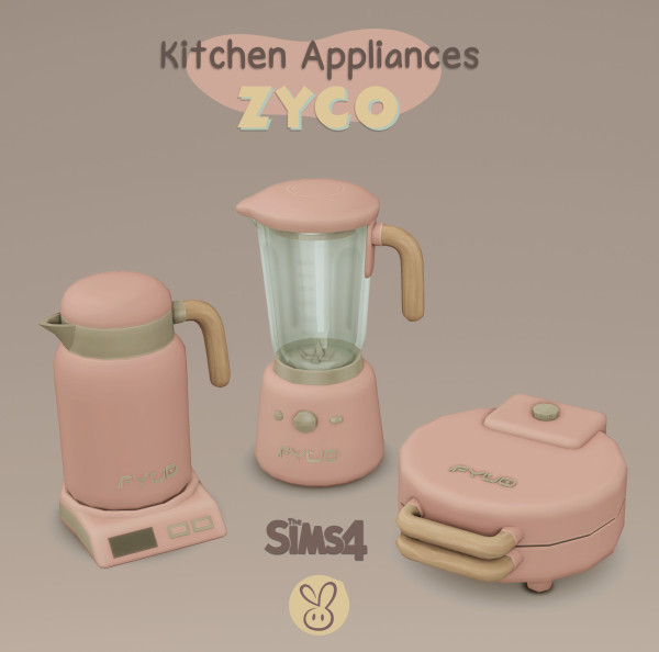 Maxis Match Kitchen Appliances ZYCO by simsfinds - The Sims 4 Custom Content
