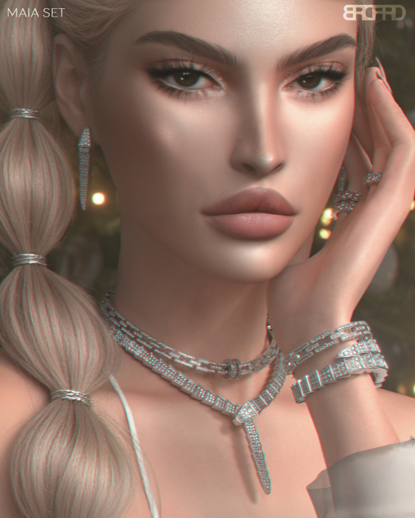 Alpha MAIA SET by simsfinds - The Sims 4 Custom Content