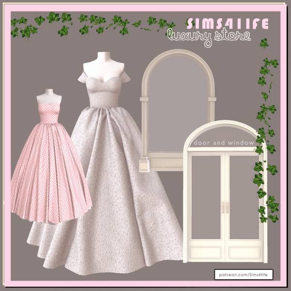 Mix Luxury store by simsfinds - The Sims 4 Custom Content