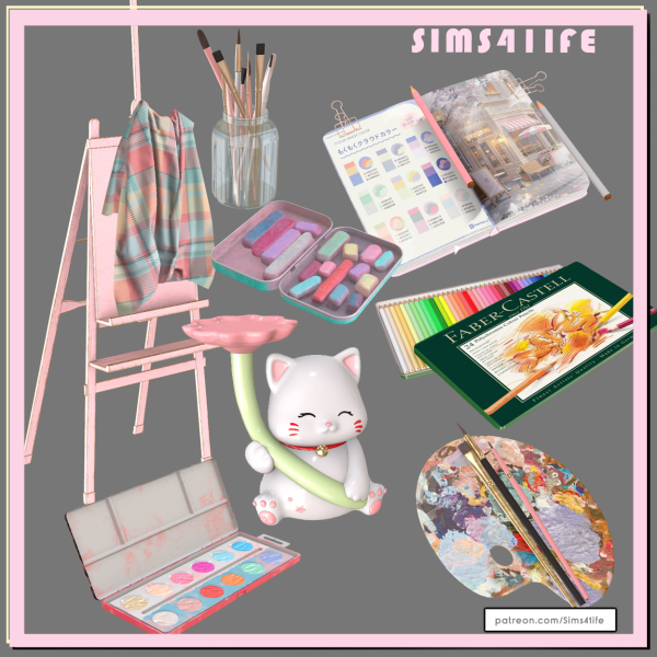 Mix Lucky set by simsfinds - The Sims 4 Custom Content