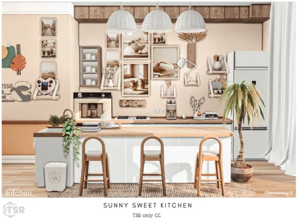 Mix Sunny Sweet Kitchen by thesimsresource - The Sims 4 Custom Content
