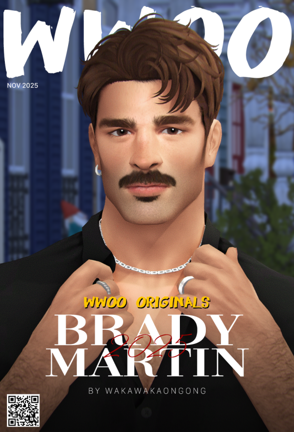 Maxis Match [WWOO] BRADY MARTIN 2025 by simsfinds - The Sims 4 Custom Content