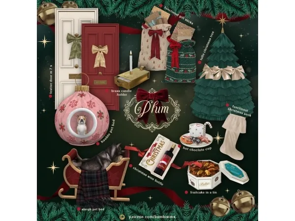 plum ( december 2025 extras) christmas set