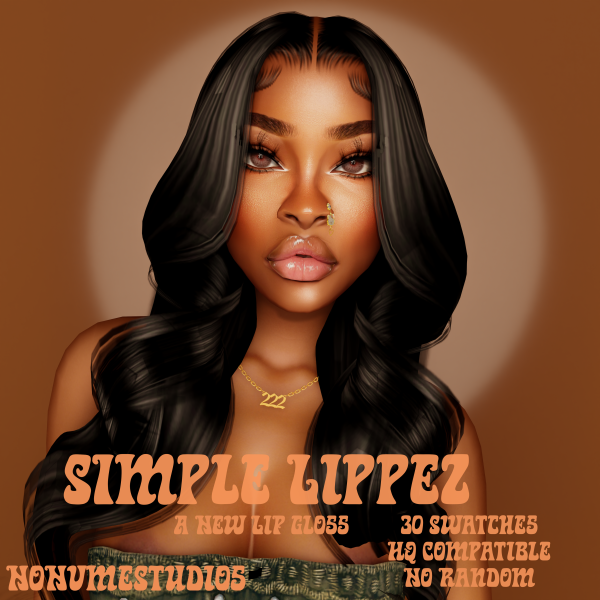 Alpha Simple Lippiez by simsfinds - The Sims 4 Custom Content